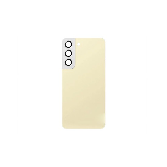 Back Cover+Camera Lens Samsung Galaxy S22/S901 Cream Back Cover+Camera Lens Samsung Galaxy S22/S901 Cream